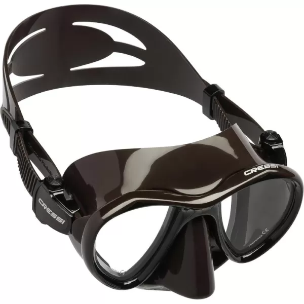 Adult Free Diving Photographer Low Volume Mask with Silicone Skirt- Metis by Cressi: Quality Since 1946