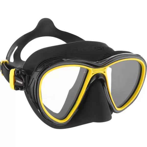 Cressi Adult Dive Mask with Advanced Fog System and Improved Downward Visibility - Quantum: Made in Italy