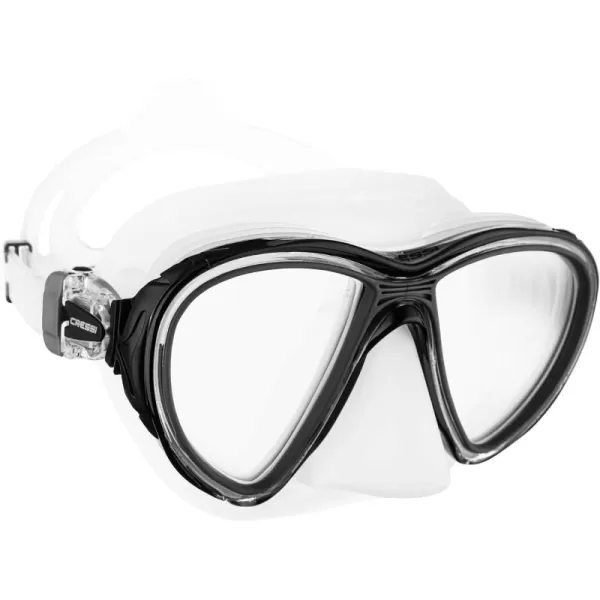 Cressi Adult Dive Mask with Advanced Fog System and Improved Downward Visibility - Quantum: Made in Italy