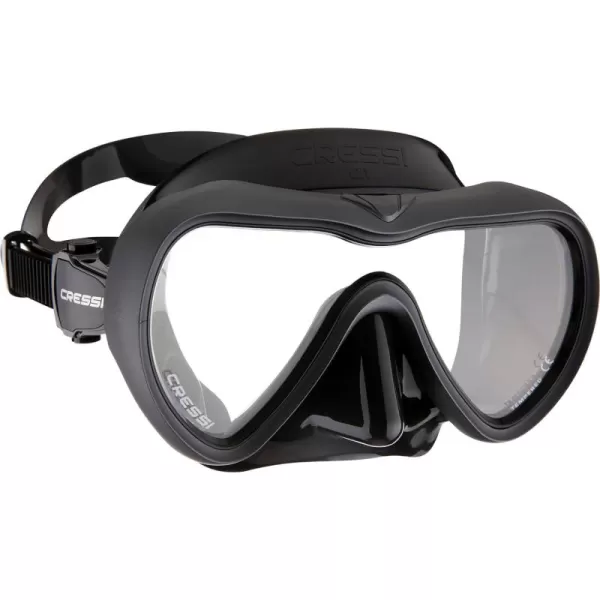 Cressi Anti-Fog Wide View Single Lens Scuba Diving and Freediving Mask: A1: Designed in Italy