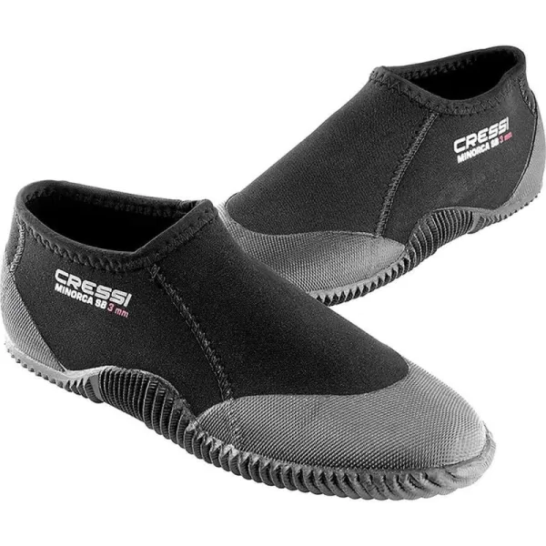 Cressi Neoprene Adult Anti-Slip Sole Boots for Water Sports: Scuba Diving, Snorkeling, Rafting, Windsurfing, Italy-made