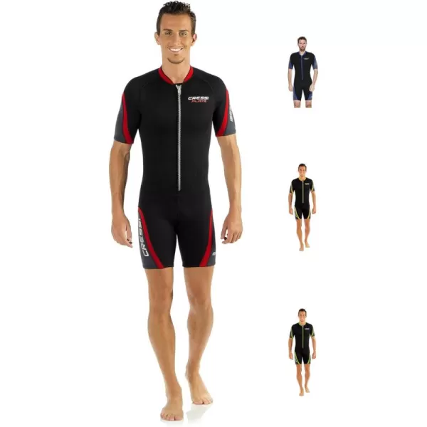 Cressi Shorty Men's Wetsuit for Scuba Diving, Snorkeling, Windsurfing - 2.5mm Neoprene | Playa Flex