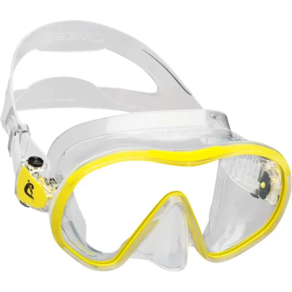 Cressi Single Lens Frameless Scuba Mask for Good Visibility - F-Dual: Designed in Italy