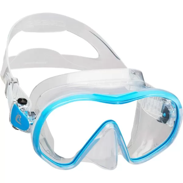 Cressi Single Lens Frameless Scuba Mask for Good Visibility - F-Dual: Designed in Italy