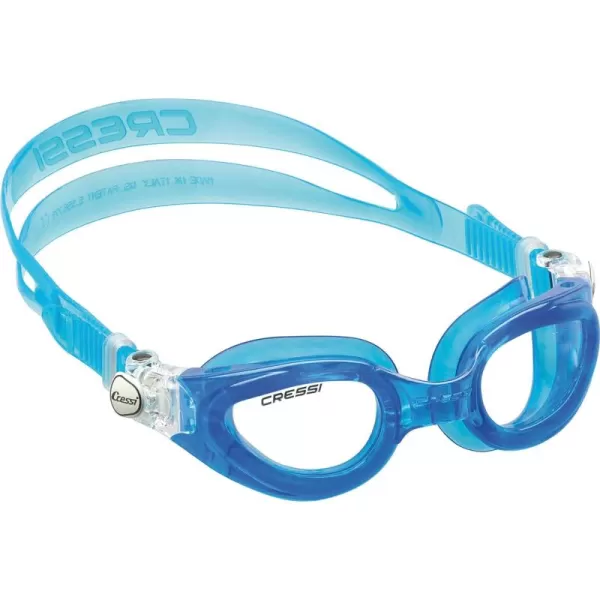 Cressi Swim Goggles for Kids Aged from 7 to 15 Years Old - Excellent Peripheral Vision | Rocks: Made in Italy