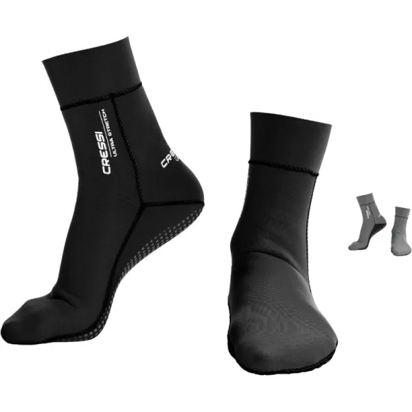 Neoprene Water Sports Adult Socks for Snorkeling, Scuba Diving and More - made in Ultra Stretch Quality Neoprene 1.5mm