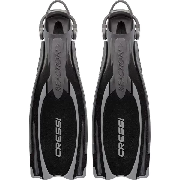 Scuba Diving Fins - Reactive Open Heel with Bungee Strap - Reaction EBS: made in Italy