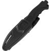 imageCressi Skorpion Tempered Stainless Steel Blade Knife ideal for Diving and Spearfishing  Pointed ampamp Blunt TipPoint Tip Black