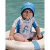 imageCressi Babaloo Baby Infant Protective Soft Beach Hat Blue SmallMedium 615 MonthsBlue