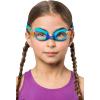 imageCressi Colorful Kids Swim Goggles for Boys and Girls 48 Years Old  Dolphin 20 Starfish and Seahorse Designed in ItalyAzureBlue