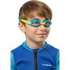 imageCressi Colorful Kids Swim Goggles for Boys and Girls 48 Years Old  Dolphin 20 Starfish and Seahorse Designed in ItalyAzureYellow