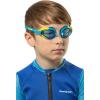 imageCressi Colorful Kids Swim Goggles for Boys and Girls 48 Years Old  Dolphin 20 Starfish and Seahorse Designed in ItalyGreenAzure