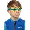 imageCressi Colorful Kids Swim Goggles for Boys and Girls 48 Years Old  Dolphin 20 Starfish and Seahorse Designed in ItalyGreenAzureAzure