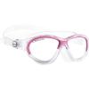 imageCressi Comfortable Swim Mask for Young aged from 7 to 15 ideal for pool and outdoor  Mini Cobra made in ItalyClearPink