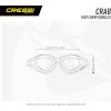 imageCressi Silicone Swim Goggles for Kids age 3 4 5 6 7  CRAB made in Italy by quality since 1946Lilac