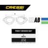imageCressi Silicone Swim Goggles for Kids age 3 4 5 6 7  CRAB made in Italy by quality since 1946LimeWhite