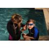 imageCressi Swim Goggles for Kids Aged from 7 to 15 Years Old  Excellent Peripheral Vision  Rocks Made in ItalyAzureAzure