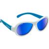 imageCressi Scooby Kids Cool Sporty Sunglasses AntiUV Polarized Lenses from 0 to 2 Years Designed in ItalyWhiteBlue  Blue Mirrored Lenses