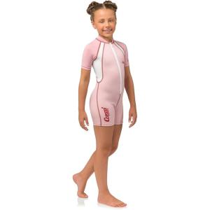 imageCressi Kids Short Sleeve Swimsuit in Neoprene 15mm for Boys and Girls aged 2 to 10 year  Kids Swimsuit designed in ItalyPink
