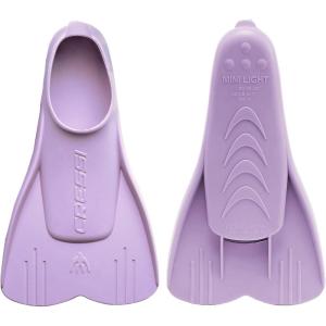 imageCressi Short Floating Swim Fins to Learn to Swim  For Kids 1 Years Old and up  Mini Light designed in ItalyLilac