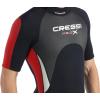 imageAdult Neoprene Shorty Wetsuit for Snorkeling Scuba Diving  Med X Designed in Italy by CressiBlackRed