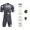 imageAdult Neoprene Shorty Wetsuit for Snorkeling Scuba Diving  Med X Designed in Italy by CressiBlackRed