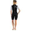 imageAdult Neoprene Shorty Wetsuit for Snorkeling Scuba Diving  Med X Lady Designed in Italy by CressiBlackWhite