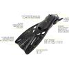 imageAdult Snorkeling Set  Full Face Mask Wide Clear View AntiFog System  Easy Breathing Safety First  Lightweight Adjustable Open Heel Fins  Baron ampamp Tonga Designed in Italy by CressiClearBlack