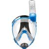 imageAdult Snorkeling Set  Full Face Mask Wide Clear View AntiFog System  Easy Breathing Safety First  Lightweight Adjustable Open Heel Fins  Baron ampamp Tonga Designed in Italy by CressiClearBlue