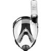 imageAdult Snorkeling Set  Full Face Mask Wide Clear View AntiFog System  Easy Breathing Safety First  Lightweight Adjustable Open Heel Fins  Baron ampamp Tonga Designed in Italy by CressiClearBlack