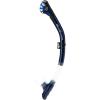 imageCRESSI Adult Wide View Single Lens Comfortable Snorkeling Mask ampamp Dry Snorkel  Tino ampamp Scilla Made in ItalyClearNavy