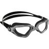 imageCRESSI Swim Goggles with Reduced Frame for Expanded Field of Vision  Clear Eyes  Designed in Italy by CresiBlackGrey  Clear Lens