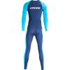 imageCressi 2 mm FrontZip Neoprene Wetsuit for Snorkeling Swimming and Watersports  Wahoo Lady Designed in Italy by CressiAzure  Blue