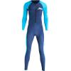 imageCressi 2 mm FrontZip Neoprene Wetsuit for Snorkeling Swimming and Watersports  Wahoo Lady Designed in Italy by CressiAzure  Blue