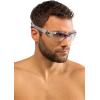 imageCressi Adult Comfortable Silicone Swimming Goggles for Indoor Pool and Outdoor Use  Flash Made in ItalyClearBlue