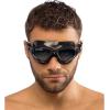 imageCressi Adult Comfortable Swim Mask Ideal for The Pool and for The sea  Cobra Made in ItalyBlackBlack