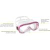 imageCressi Adult Light Weight Premium Travel Snorkel Set  Mask ampamp Fins Made in Italy  Palau Set by Cressi Quality Since 1946Pink