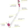 imageCressi Adult Light Weight Premium Travel Snorkel Set  Mask ampamp Fins Made in Italy  Palau Set by Cressi Quality Since 1946Pink