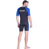 imageCressi Adult Male Neoprene Shorty Wetsuit for Snorkeling Scuba Diving  Tiburon Designed in Italy by CressiBlackBlue