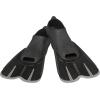 imageCressi Adult Short Light Swim Fins with SelfAdjustable Comfortable Full Foot Pocket  Perfect for Traveling  Agua Short Made in ItalyBlackSilver