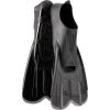 imageCressi Adult Short Light Swim Fins with SelfAdjustable Comfortable Full Foot Pocket  Perfect for Traveling  Agua Short Made in ItalyBlackSilver