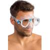 imageCressi Adult Small Inner Volume Mask for Scuba Snorkeling  Marea Made in ItalyClearBlue