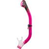 imageCressi Adult Snorkel Set Mask Dry Snorkel Adjustable Fins  Light for Travel  Ocean Set Designed in ItalyTranslucent Pink