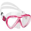 imageCressi Adult Snorkel Set Mask Dry Snorkel Adjustable Fins  Light for Travel  Ocean Set Designed in ItalyTranslucent Pink