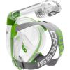 imageCressi Adult Snorkeling Full Face Mask  Wide Clear View AntiFog System  Easy Breathing Safety First  New 2019  Duke Dry Designed in Italy Quality Since 1946ClearLime