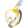 imageCressi Adult Snorkeling Full Face Mask  Wide Clear View AntiFog System  Easy Breathing Safety First  New 2019  Duke Dry Designed in Italy Quality Since 1946ClearYellow