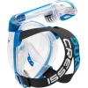 imageCressi Adult Snorkeling Full Face Mask  Wide Clear View AntiFog System  Easy Breathing Safety First  New 2019  Duke Dry Designed in Italy Quality Since 1946ClearBlue