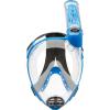 imageCressi Adult Snorkeling Full Face Mask  Wide Clear View AntiFog System  Easy Breathing Safety First  New 2019  Duke Dry Designed in Italy Quality Since 1946ClearBlue