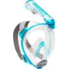 imageCressi Adult Snorkeling Full Face Mask  Wide Clear View AntiFog System  Easy Breathing Safety First  New 2019  Duke Dry Designed in Italy Quality Since 1946ClearTranslucent Aquamarine