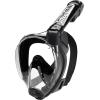 imageCressi Adult Snorkeling Full Face Mask  Wide Clear View AntiFog System  Easy Breathing Safety First  New 2019  Duke Dry Designed in Italy Quality Since 1946BlackBlack